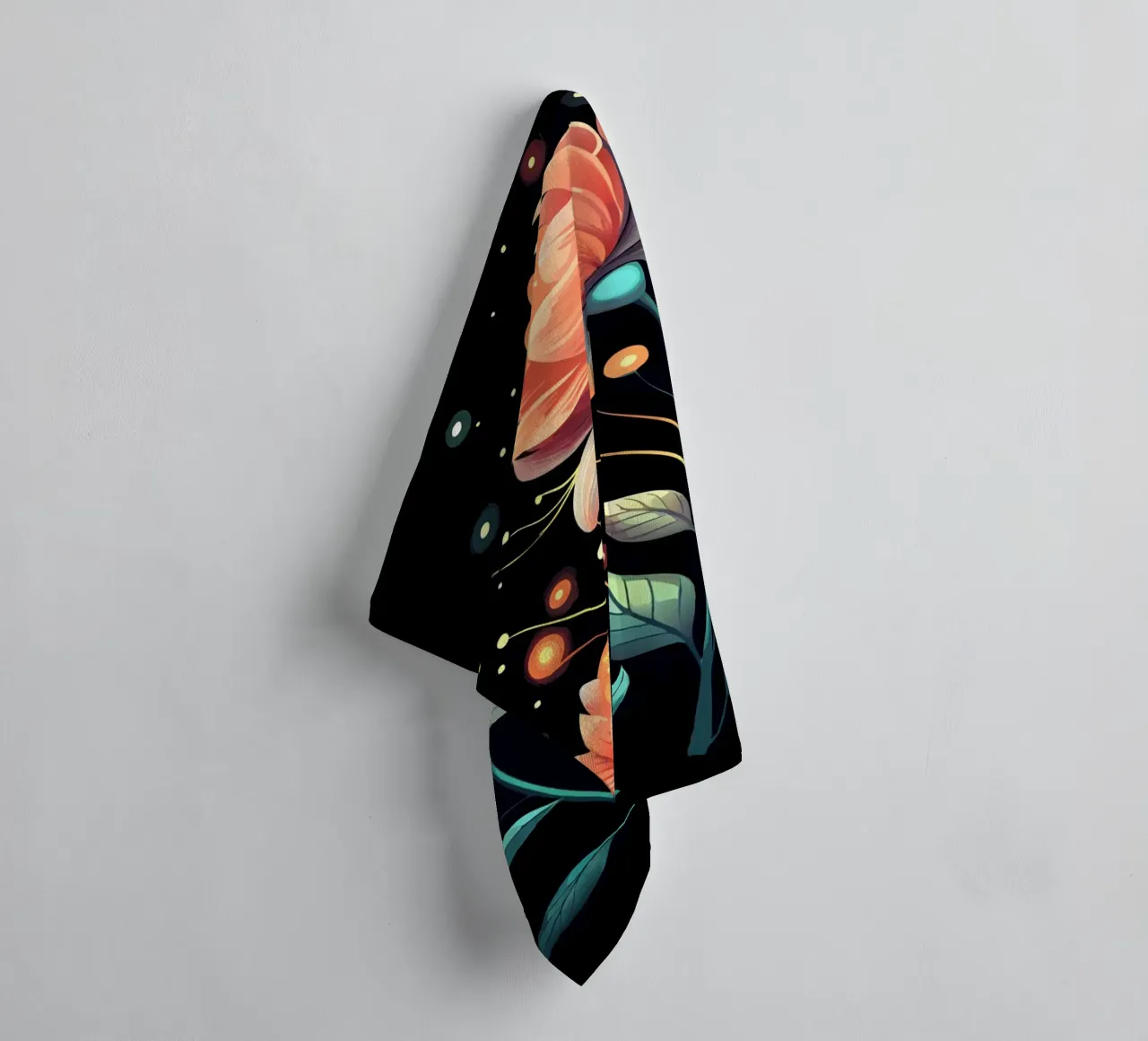 Fiori celesti asciugamano da bagno da Artistic-shop