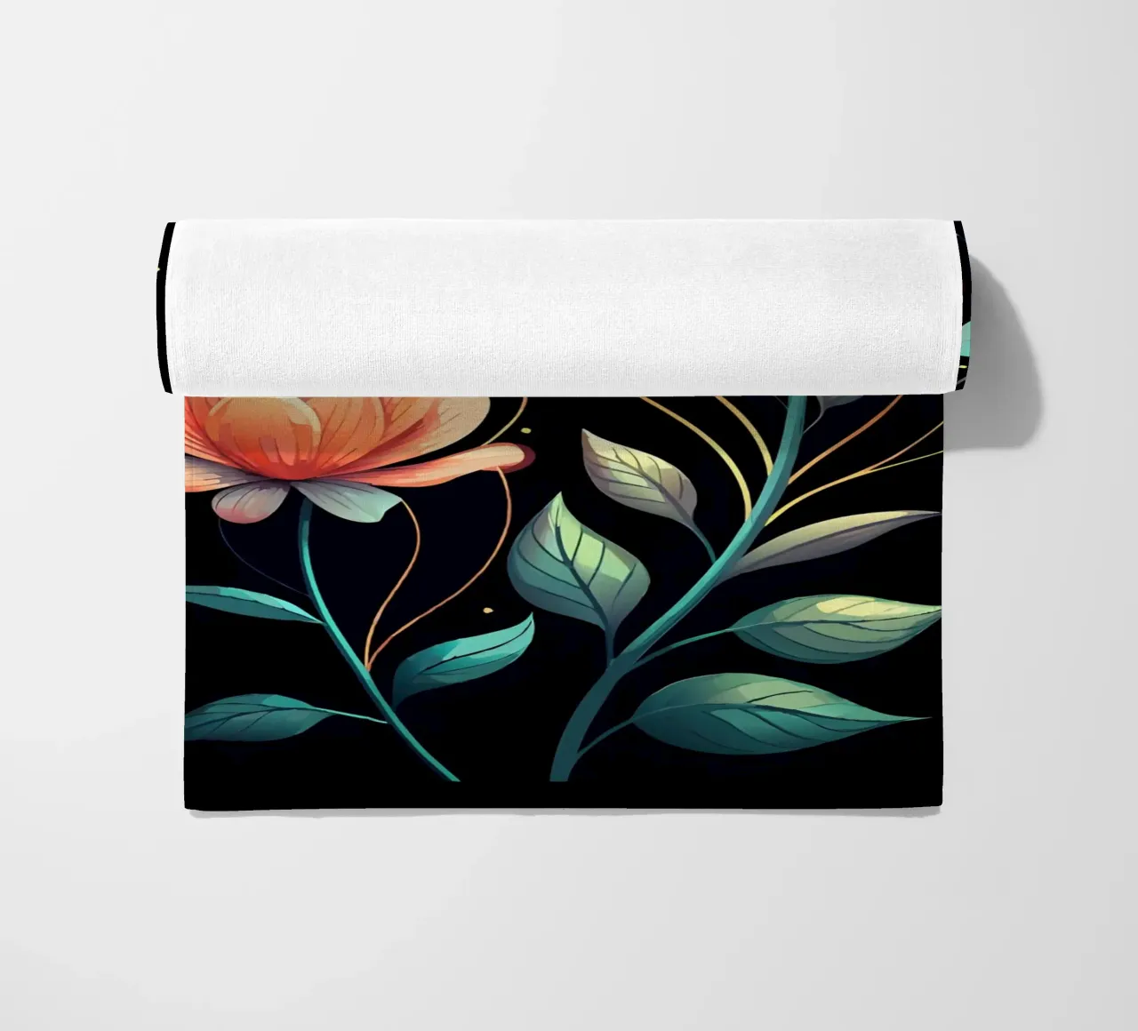 Fiori celesti telo mare da Artistic-shop