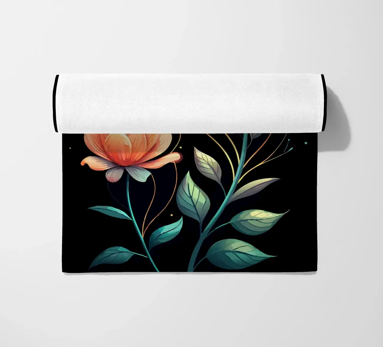 Fiori celesti telo mare da Artistic-shop