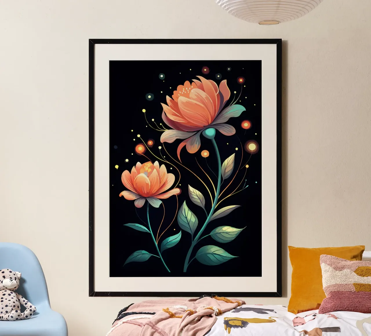 Celestial Blooms poster by Artistic-shop