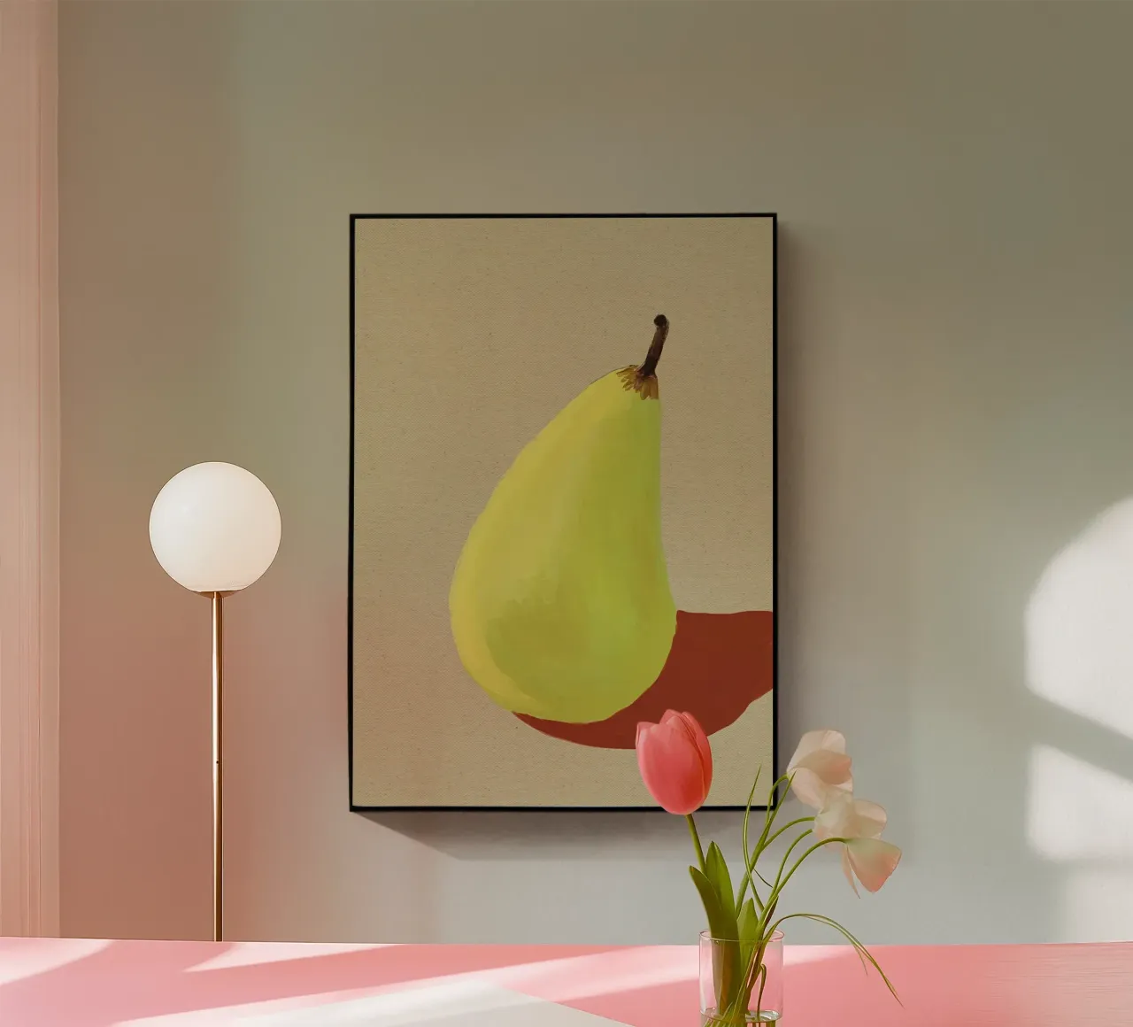 The Pear plexiglass da tainah negreiros