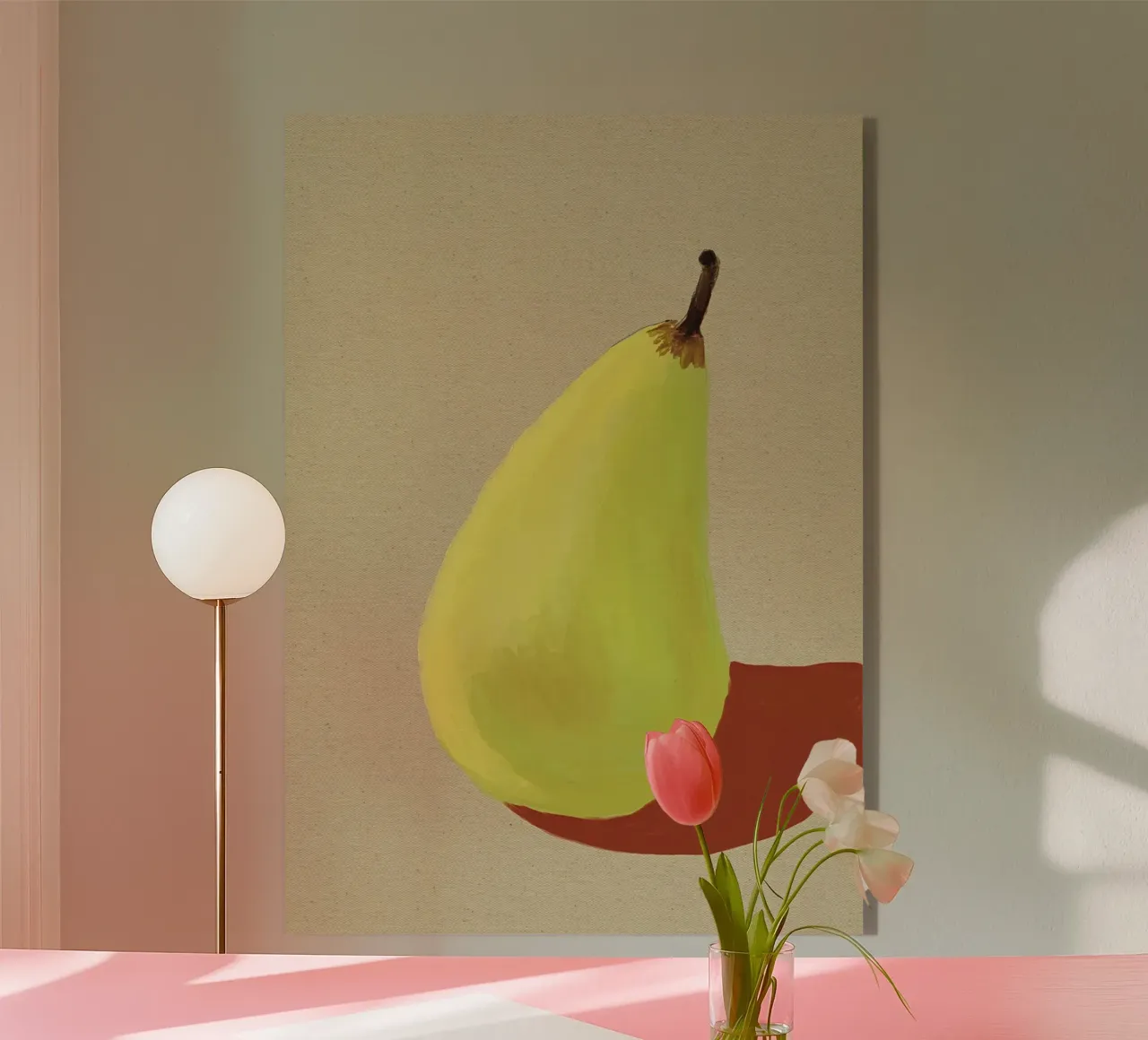 The Pear plexiglass da tainah negreiros