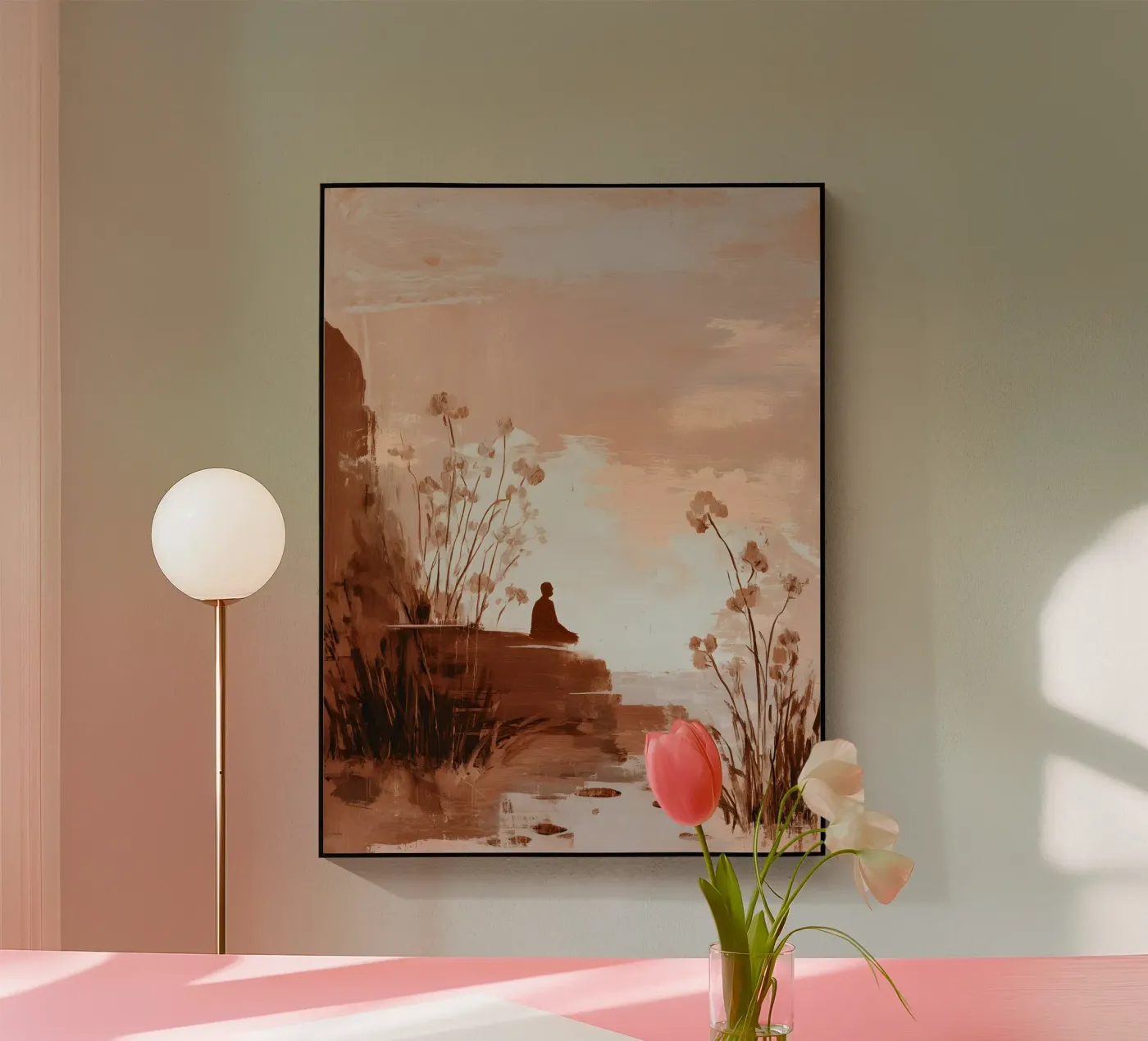 Soft Horizon acrylic glass by Boho House