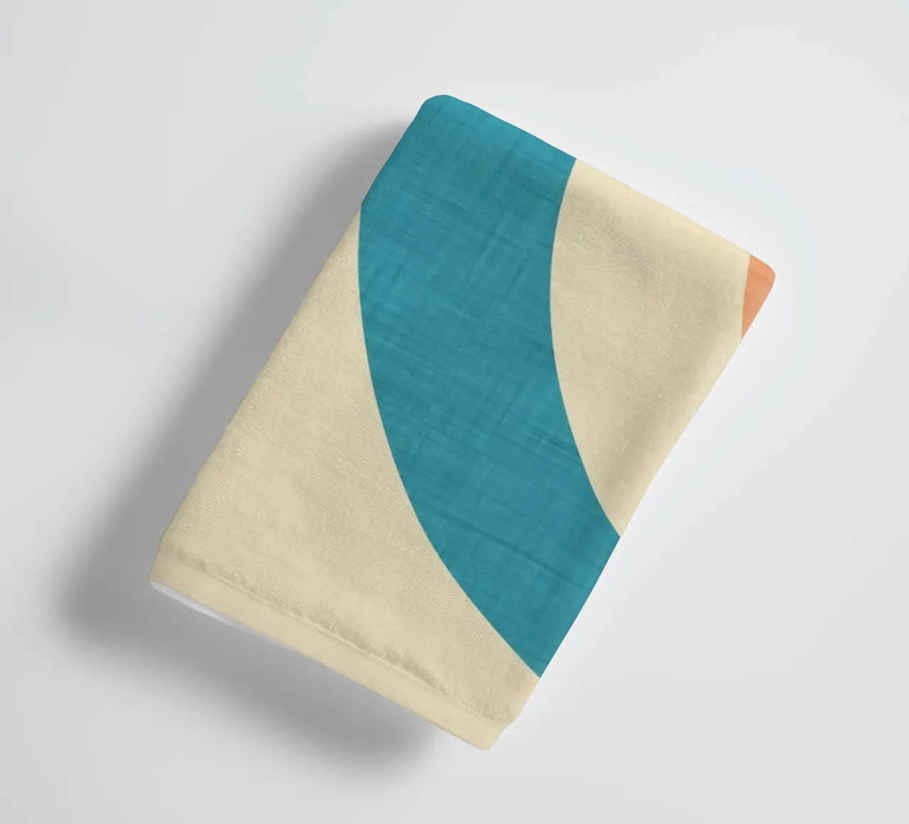 Neu Mid Mod Perlblau Handtuch von susanacosta