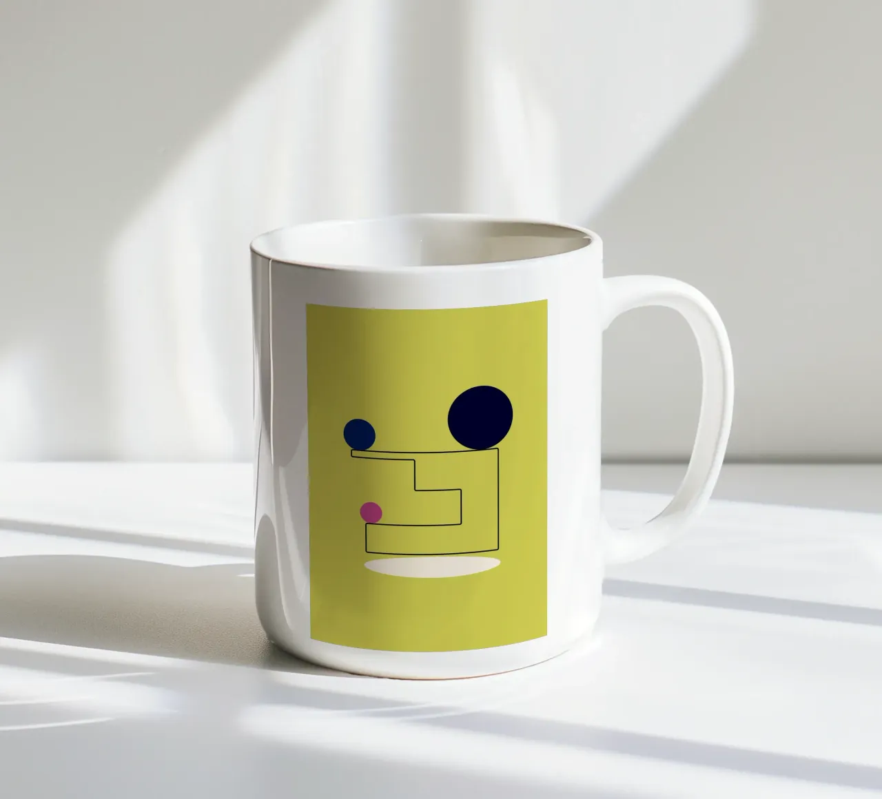 Forme geometriche tazza in ceramica da lipecobr