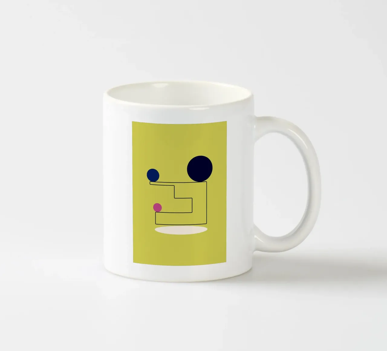 Forme geometriche tazza in ceramica da lipecobr