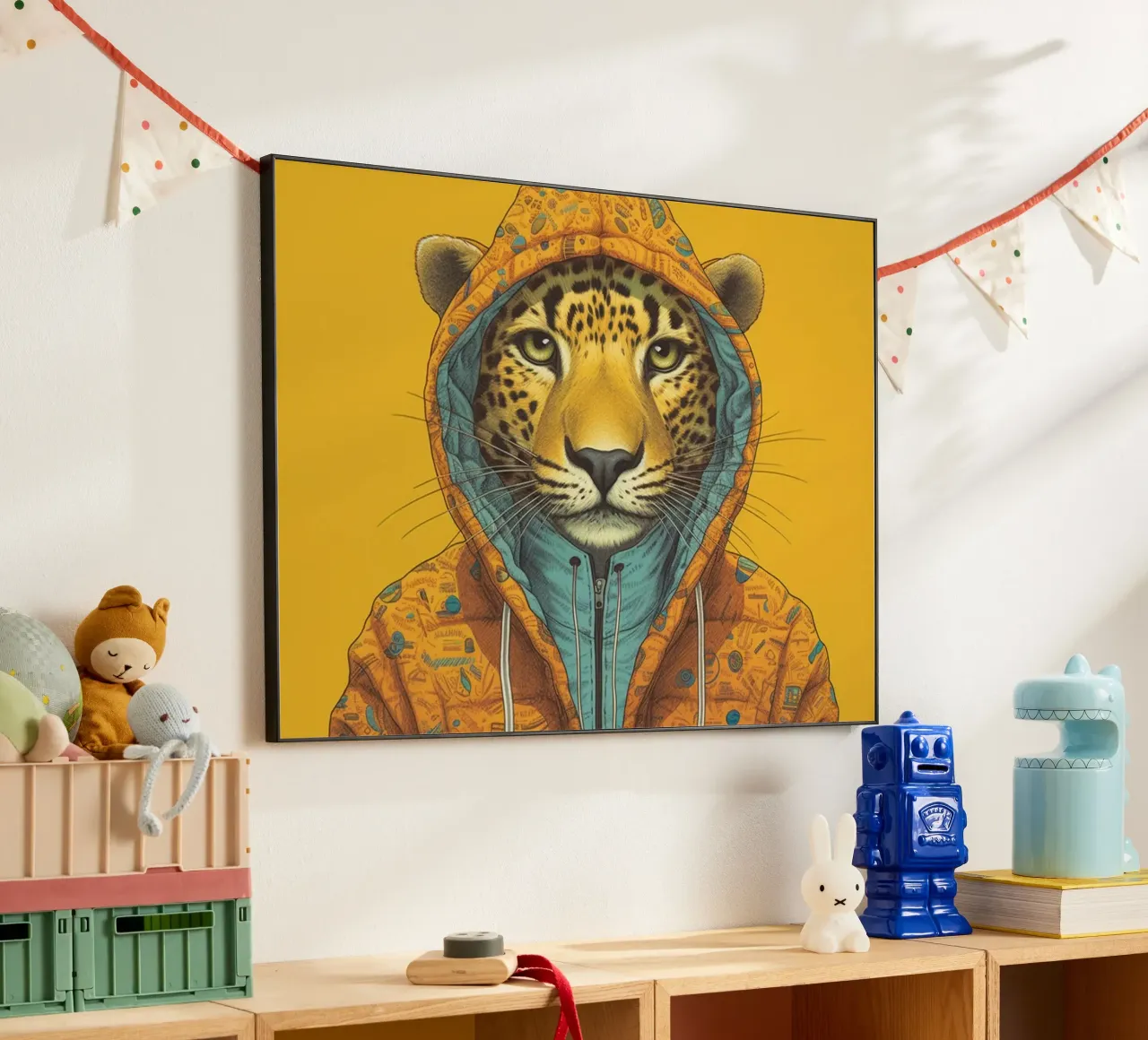 Leopard alluminio dibond da Artsy Bessy