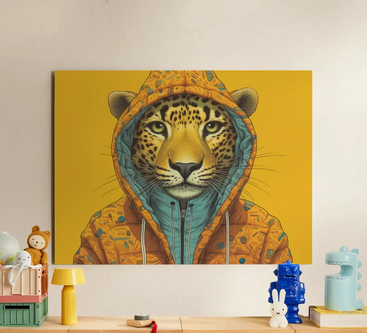 Leopard alluminio dibond da Artsy Bessy