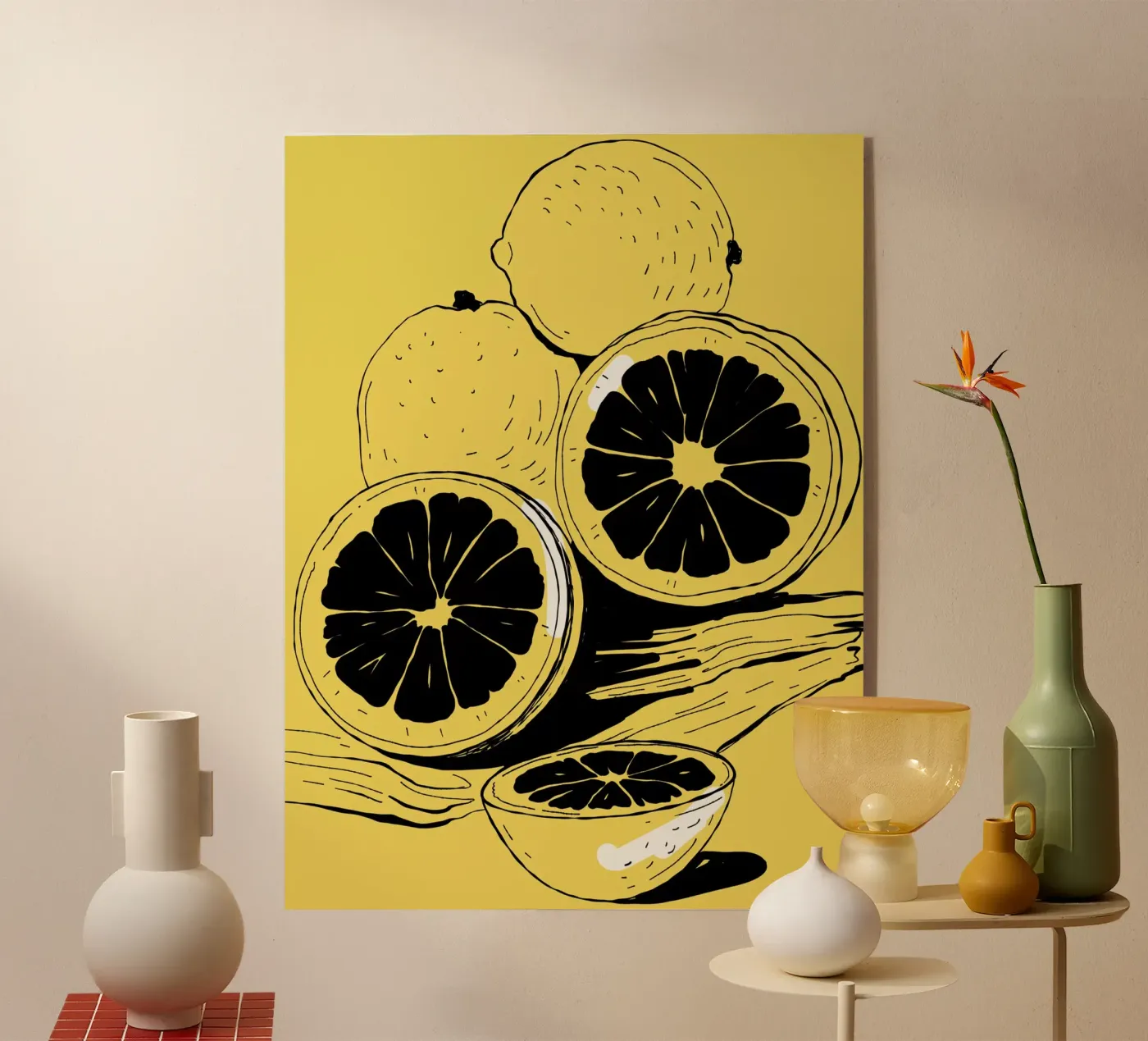 Lemons plexiglass da Artsy Bessy