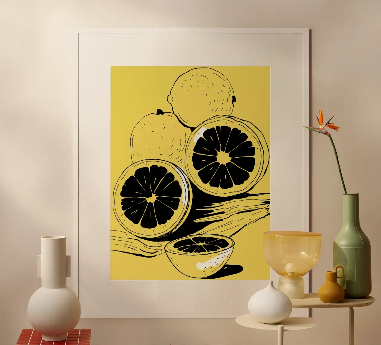 Lemons poster da Artsy Bessy