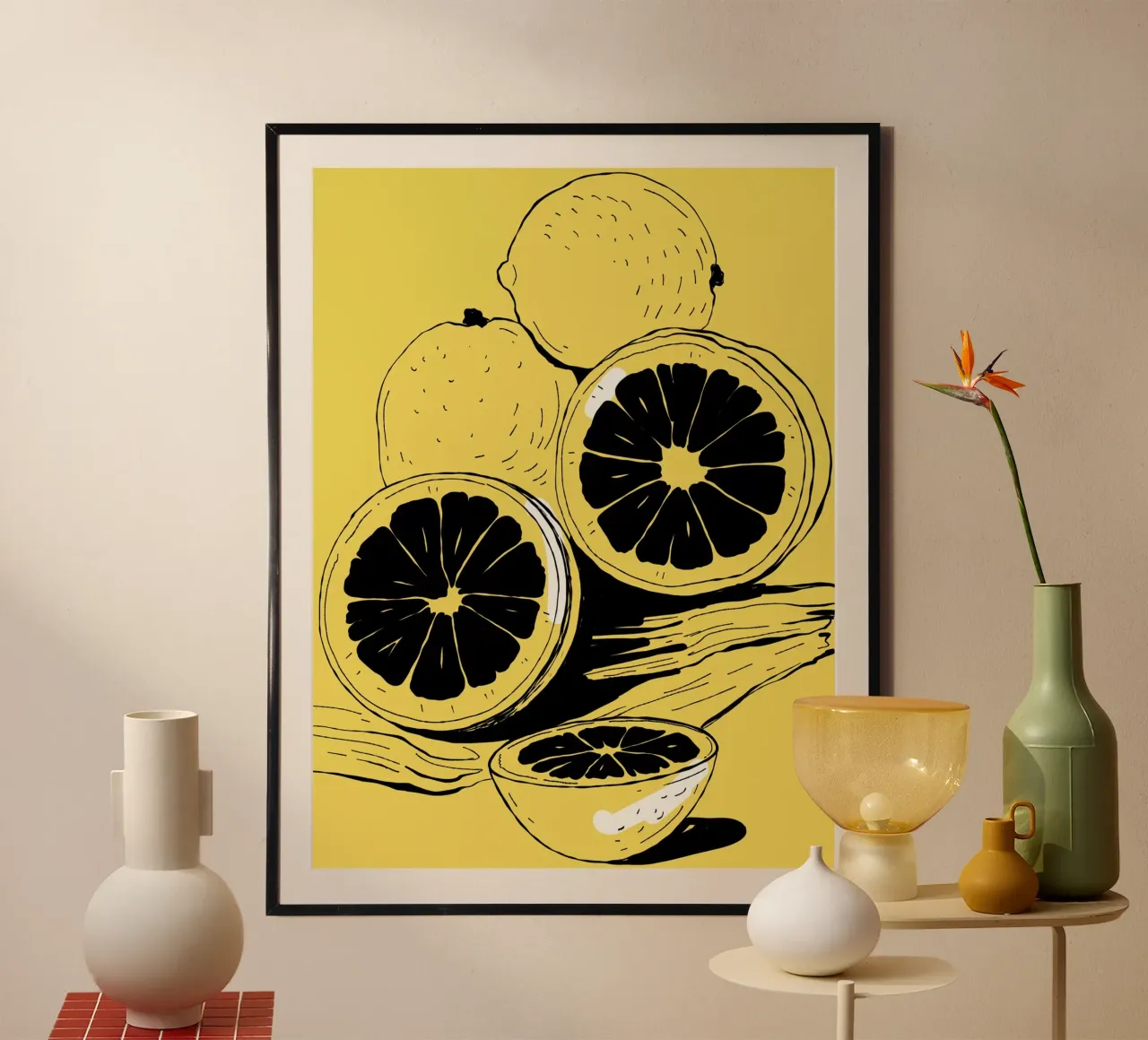 Lemons Poster von Artsy Bessy