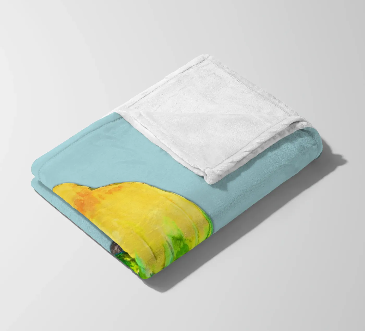 Sun conure fleece blanket by BwiseLizzy