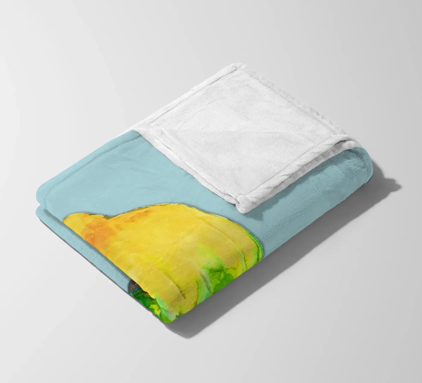 Sun conure fleece blanket by BwiseLizzy
