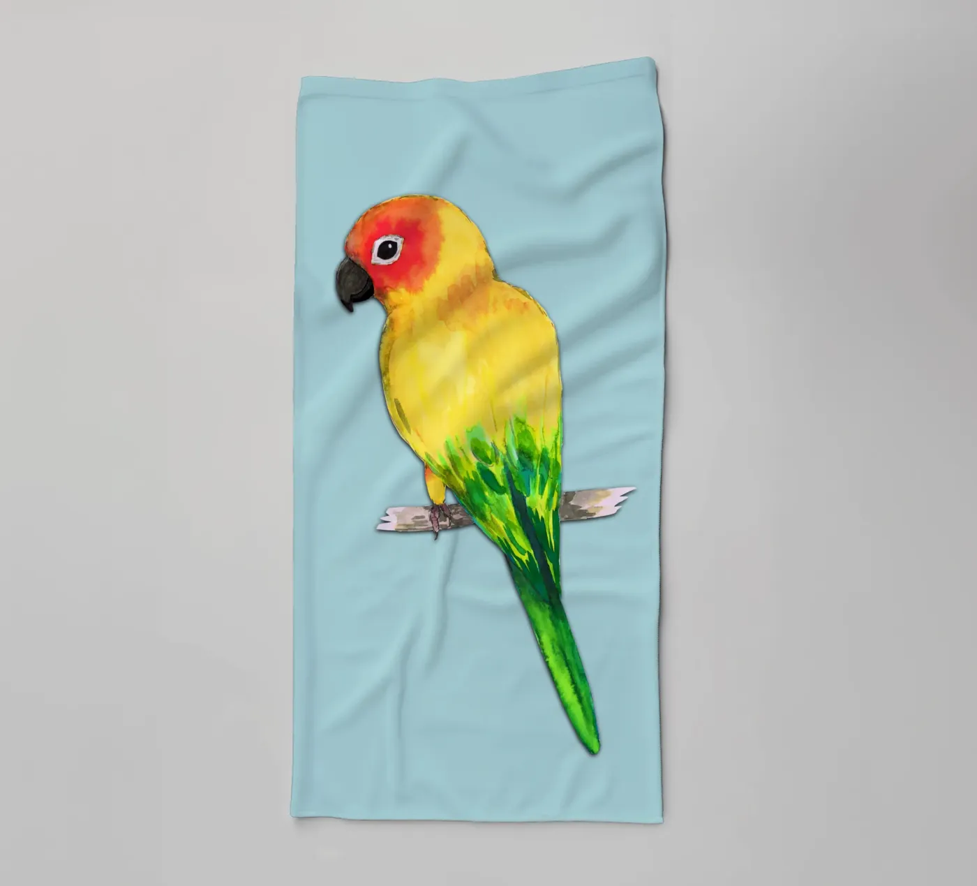 Sun conure badhanddoek van BwiseLizzy