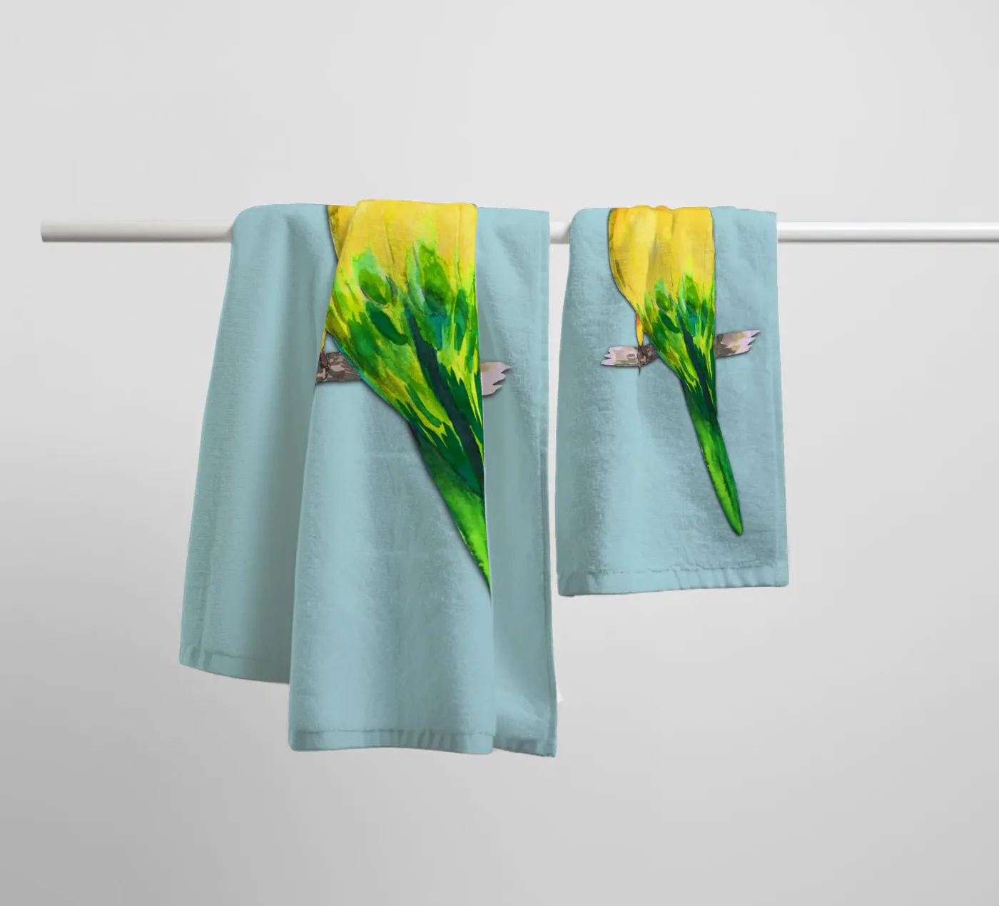 Sun conure badhanddoek van BwiseLizzy