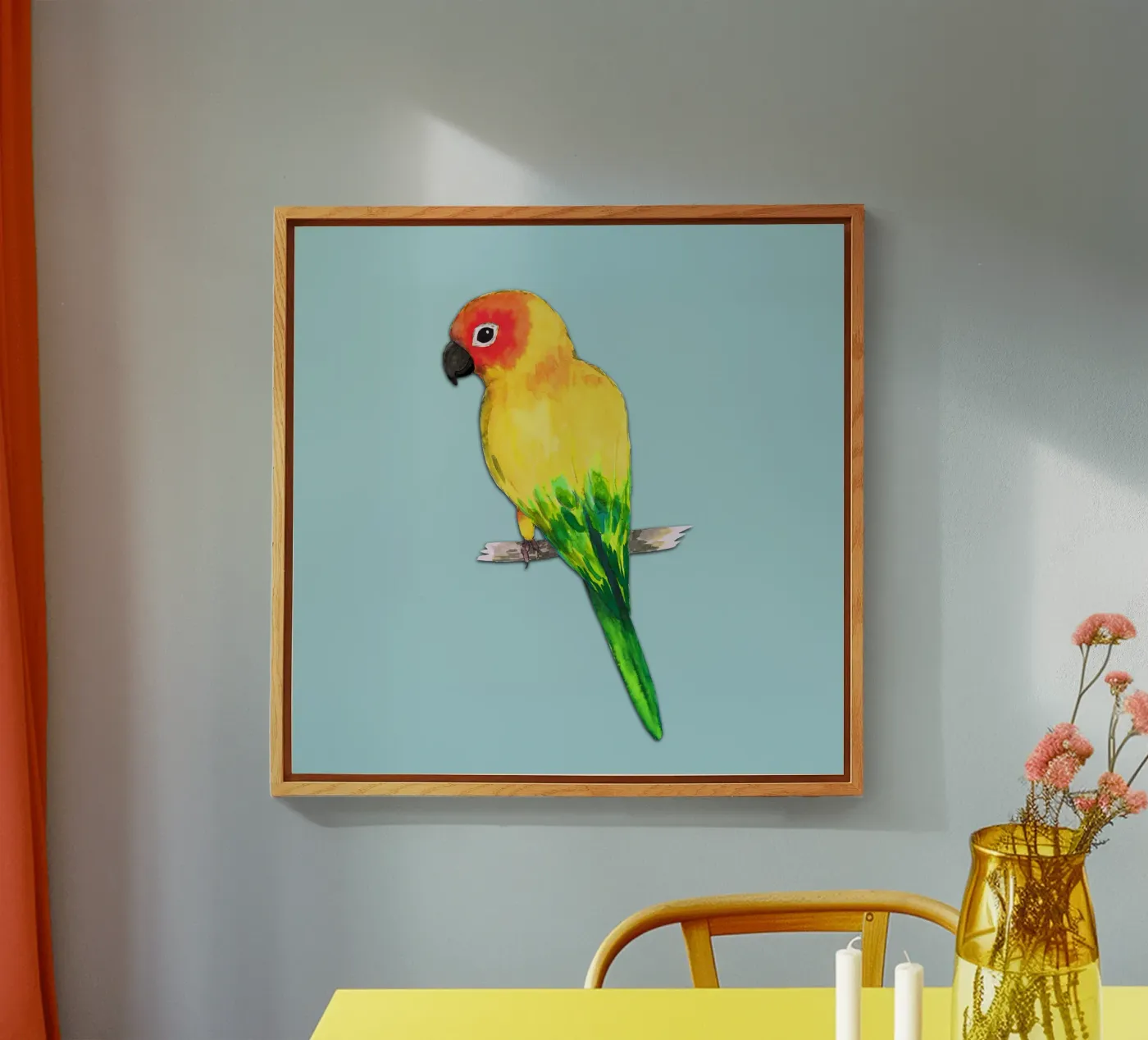 Conure soleil plexiglas de BwiseLizzy