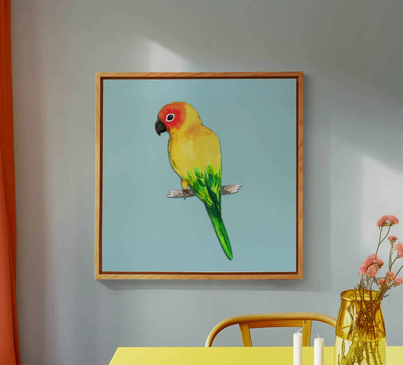 Sun conure plexiglass da BwiseLizzy