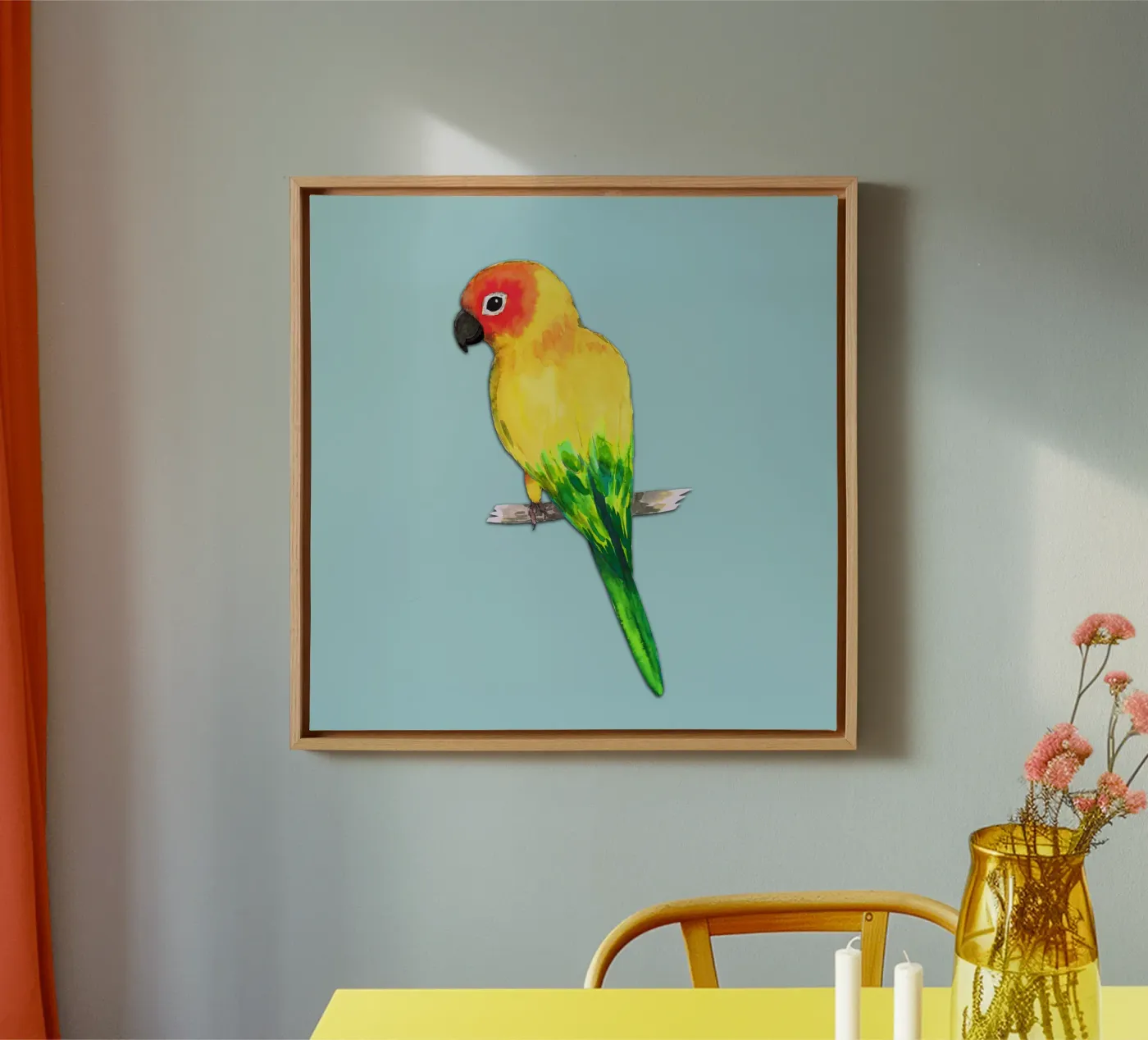 Sun conure tela da BwiseLizzy