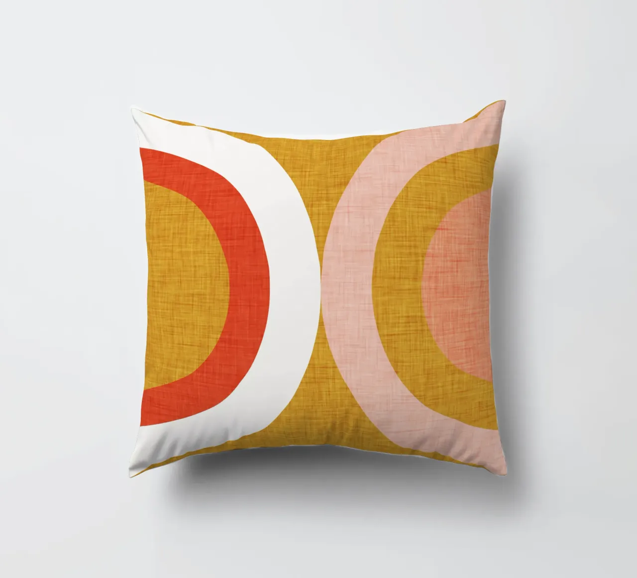 New Mid Mod Mustard decorative cushion by susanacosta