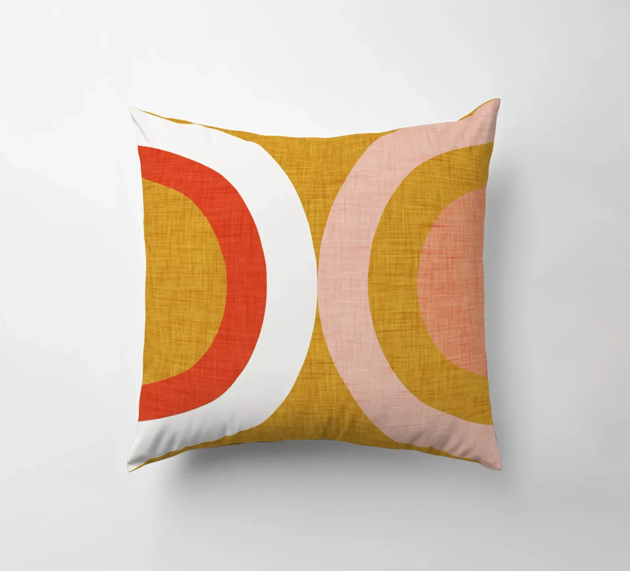 New Mid Mod Mustard decorative cushion by susanacosta