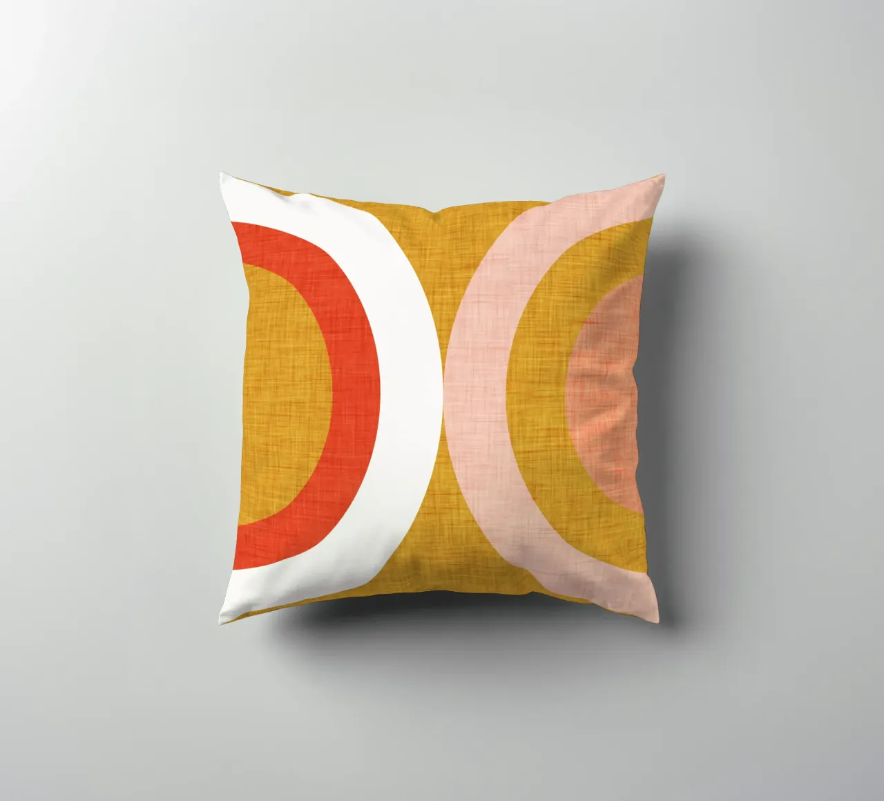 New Mid Mod Mustard decorative cushion by susanacosta