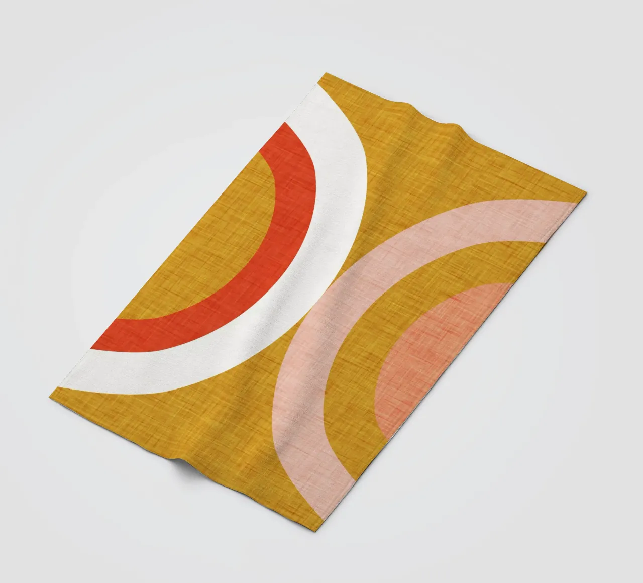 New Mid Mod Mustard fleece blanket by susanacosta