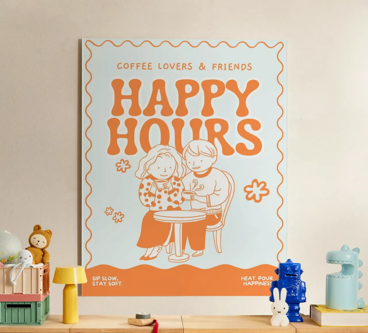HAPPY HOURS plexiglass da COFFEE CLUB