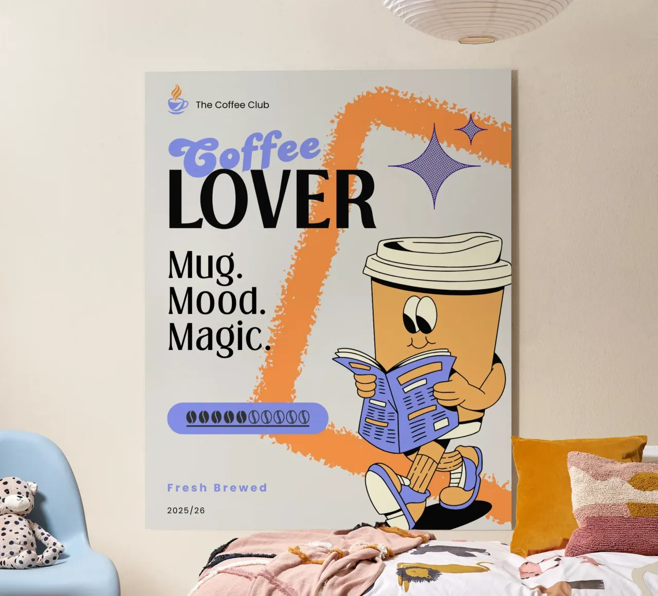 MUG. MOOD. MAGIC. plexiglass da COFFEE CLUB