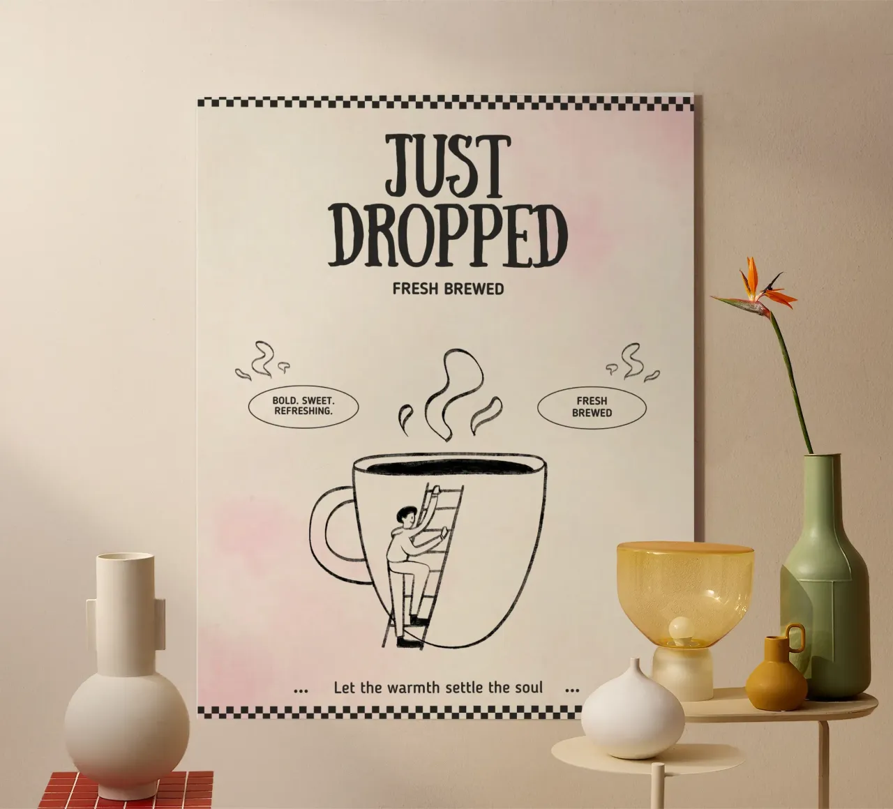 SETTLE THE SOUL plexiglass da COFFEE CLUB