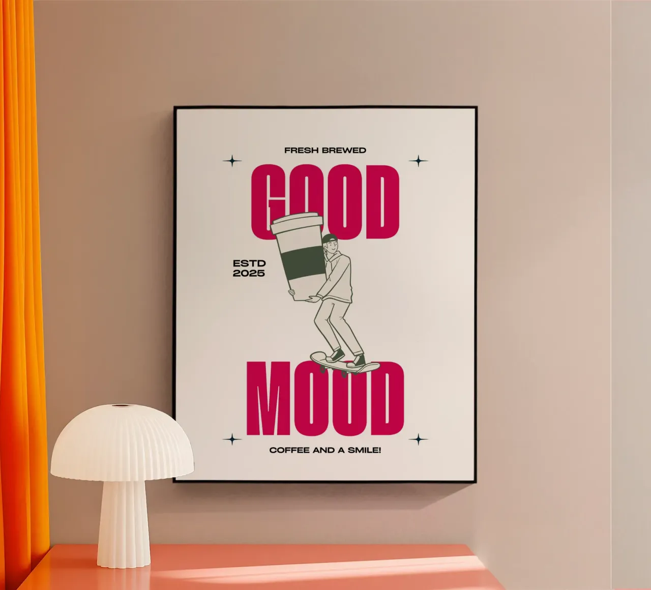 GOOD MOOD plexiglass da COFFEE CLUB