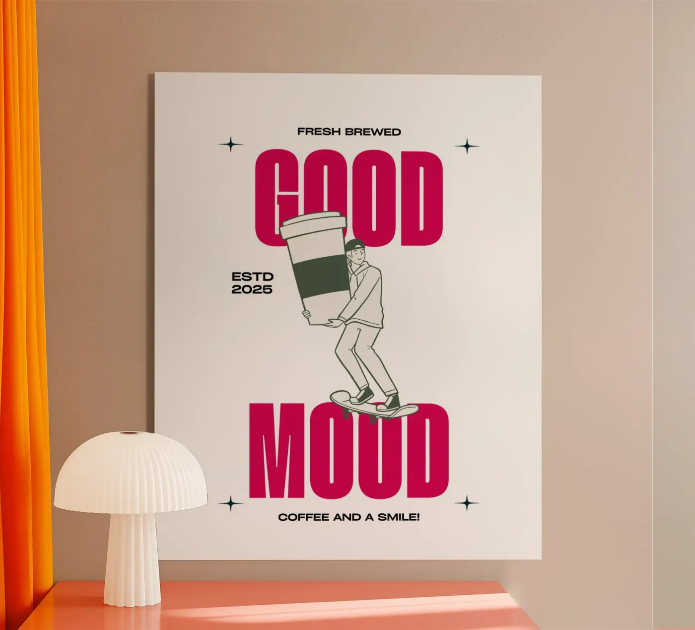 GOOD MOOD plexiglas de COFFEE CLUB