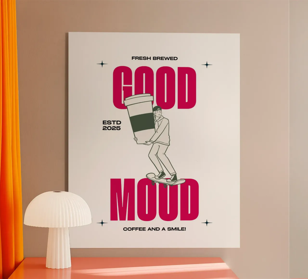 GOOD MOOD plexiglass da COFFEE CLUB