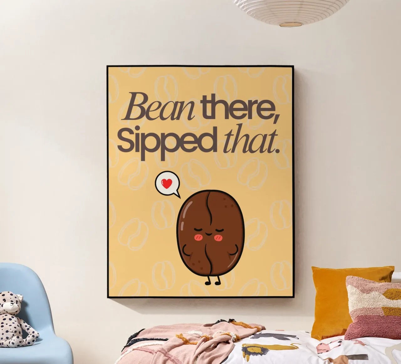 BEAN THERE plexiglas de COFFEE CLUB