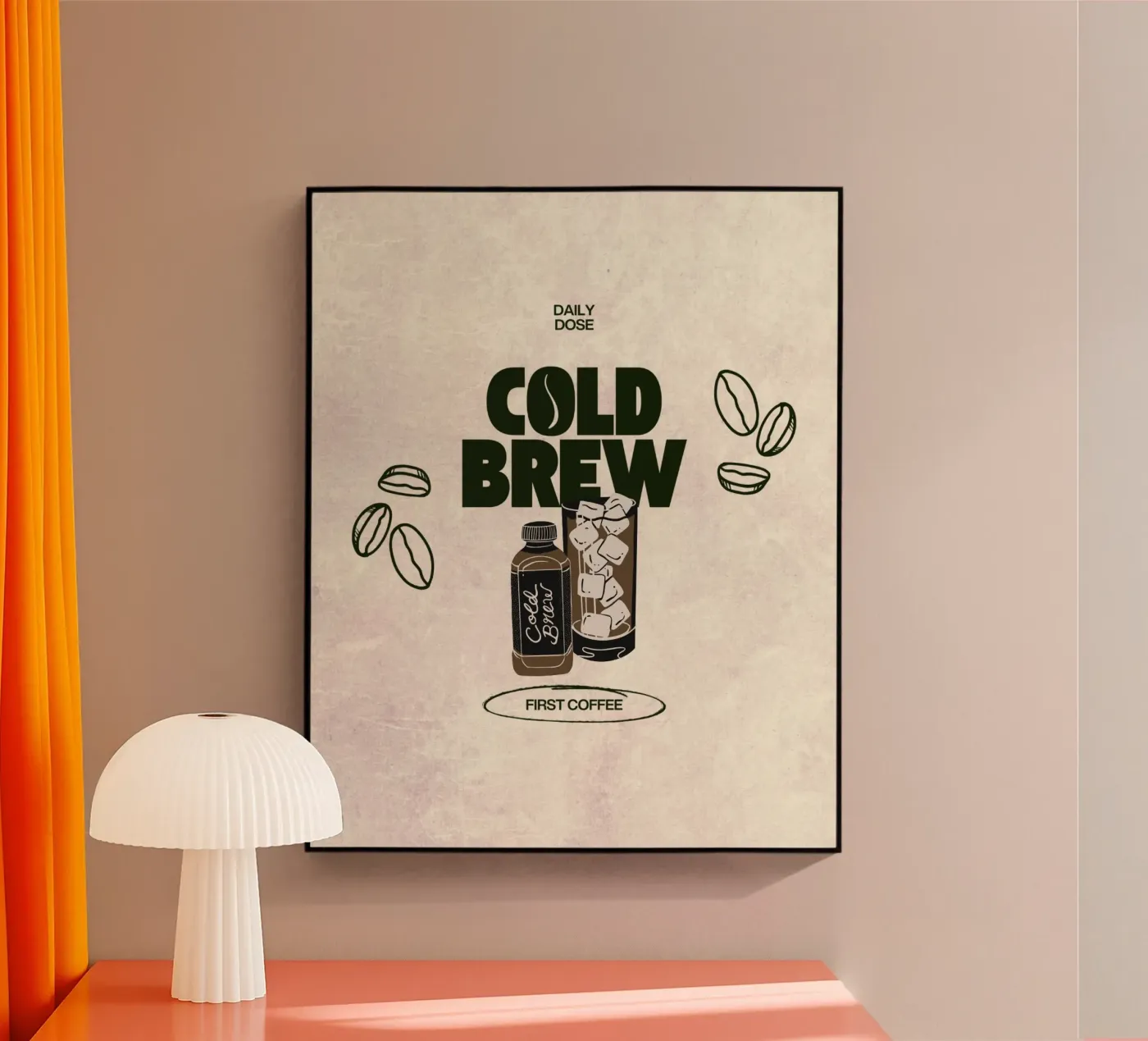 COLD BREW acryl van COFFEE CLUB