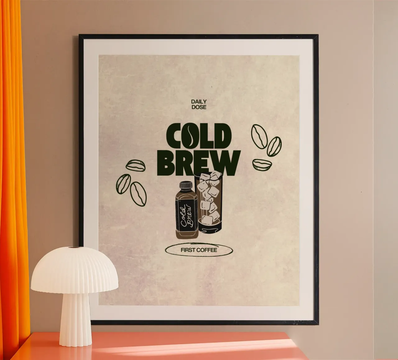 COLD BREW poster da COFFEE CLUB