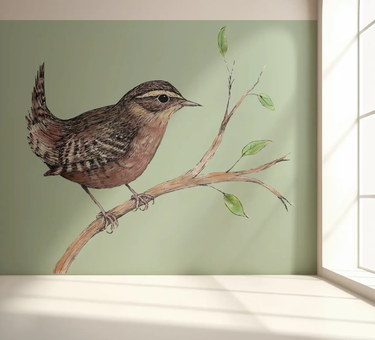 Winter wren photo wallpaper by BwiseLizzy