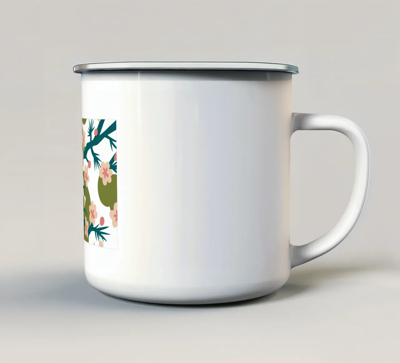 Fiore di sakura tazza in smalto da SPECIAL FLOWER PATTERNS