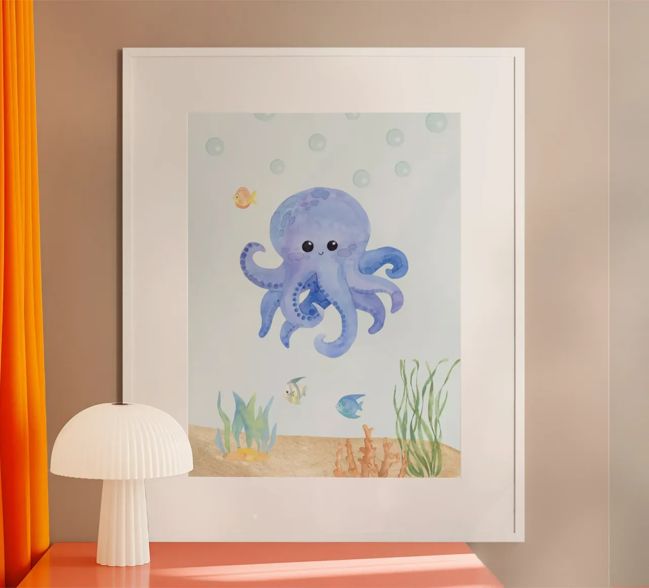 Sotto le onde poster da DesignArt