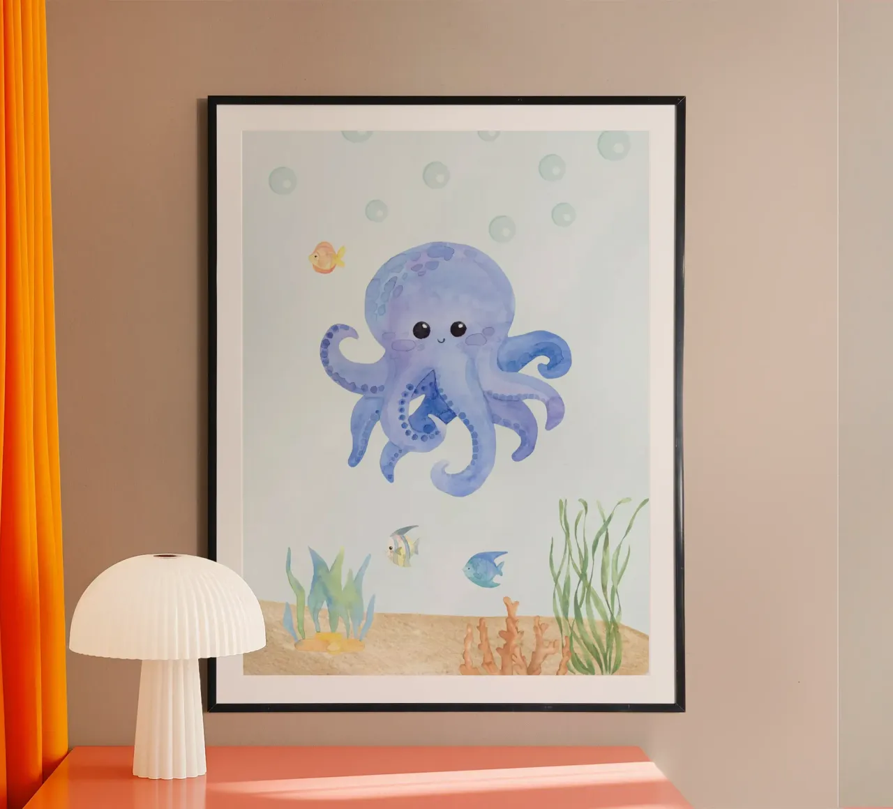 Sotto le onde poster da DesignArt
