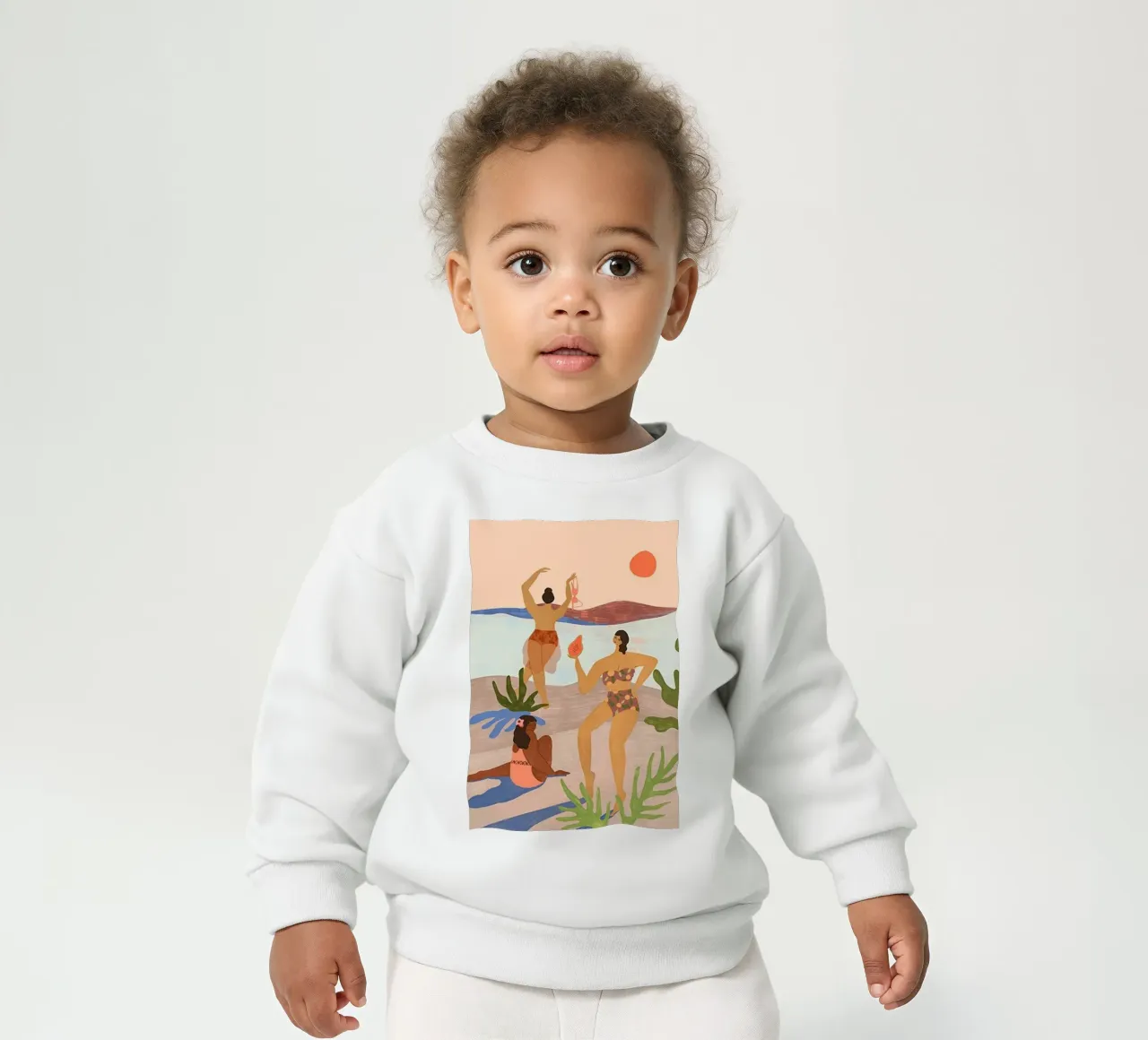 menai sulla spiaggia arty guava felpa neonato da walker shop