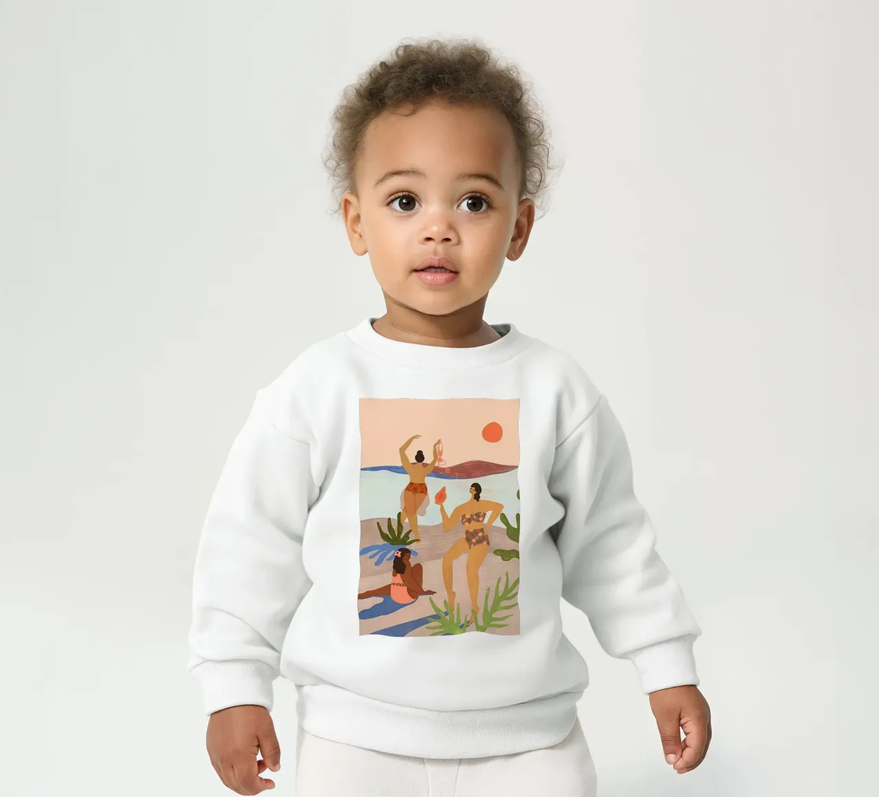 menai sulla spiaggia arty guava felpa neonato da walker shop