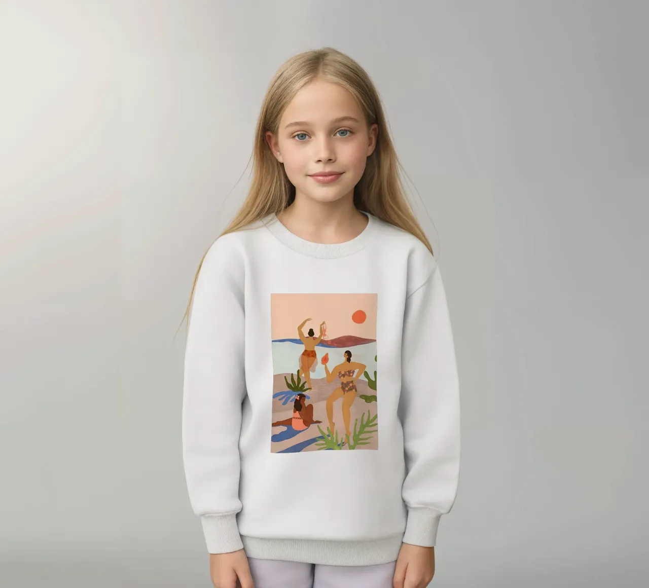 menai sulla spiaggia arty guava felpa bambino da walker shop