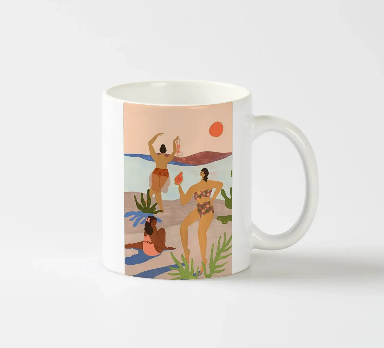 menai sulla spiaggia arty guava tazza in ceramica da walker shop