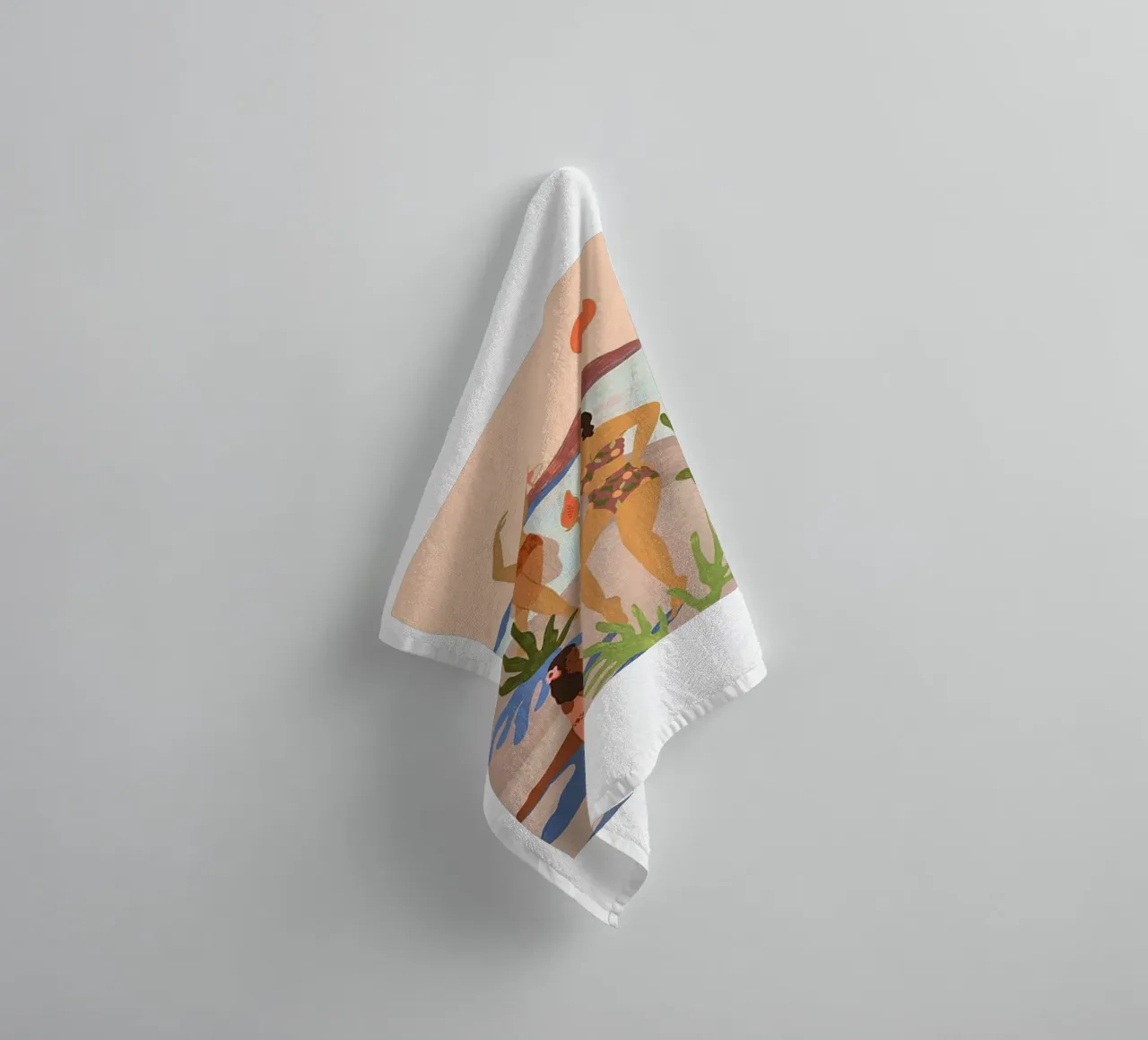 menai sulla spiaggia arty guava asciugamano da bagno da walker shop