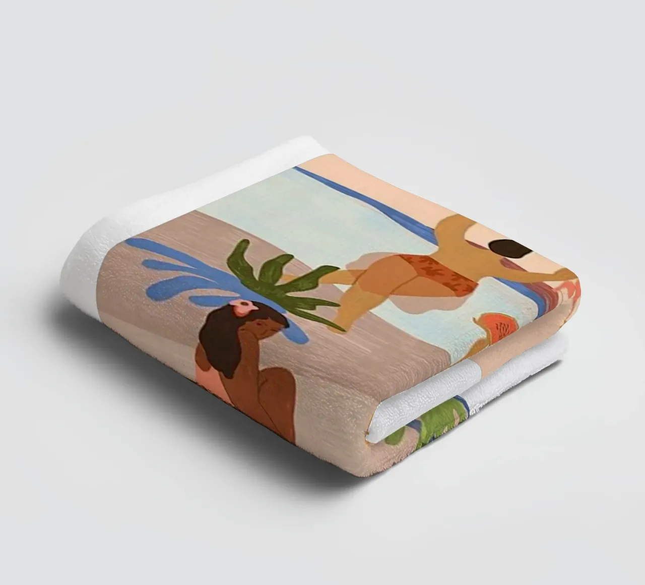 menai sulla spiaggia arty guava asciugamano da bagno da walker shop