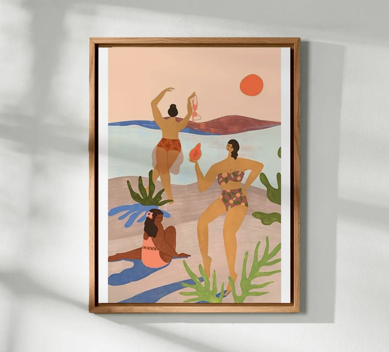 menai sulla spiaggia arty guava alluminio dibond da walker shop