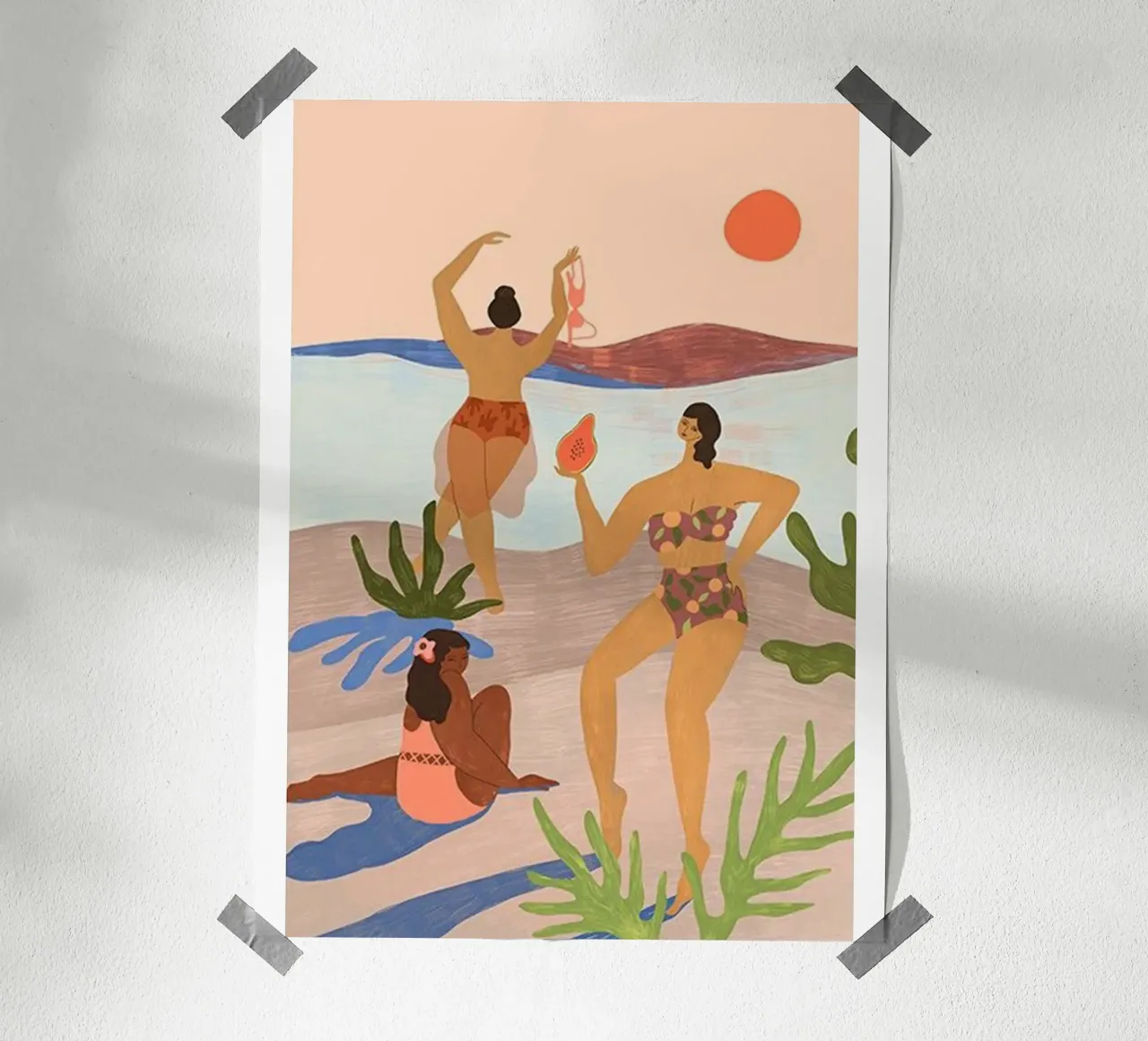 menai sulla spiaggia arty guava carta hahnemühle da walker shop