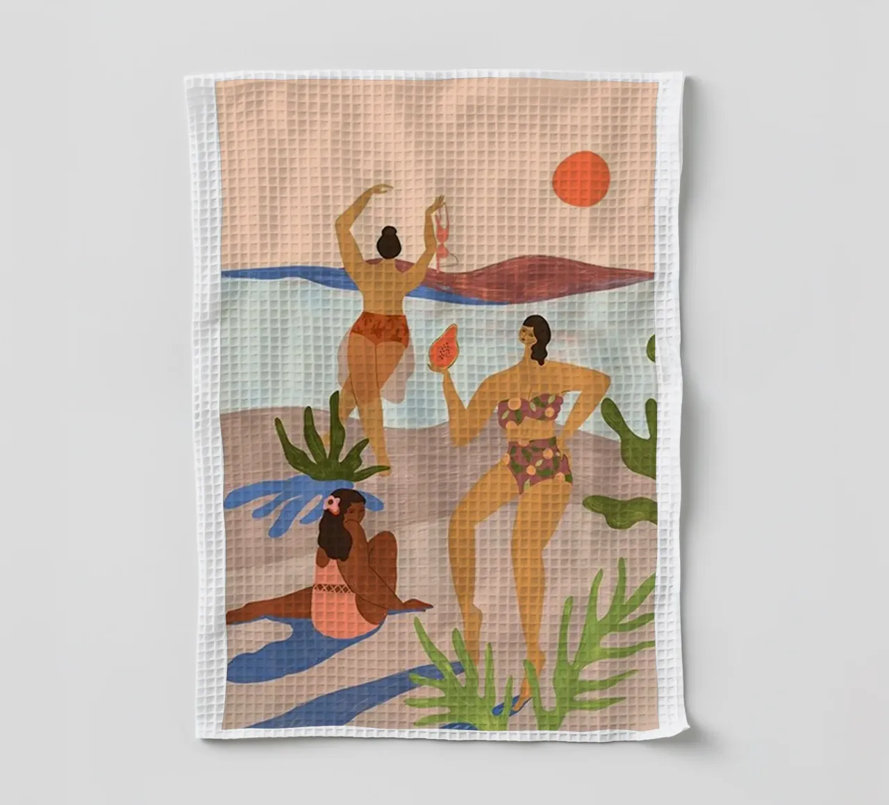 menai sulla spiaggia arty guava canovaccio da cucina da walker shop