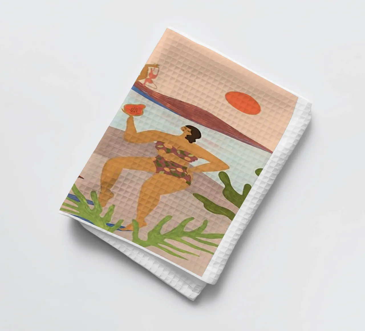 menai sulla spiaggia arty guava canovaccio da cucina da walker shop