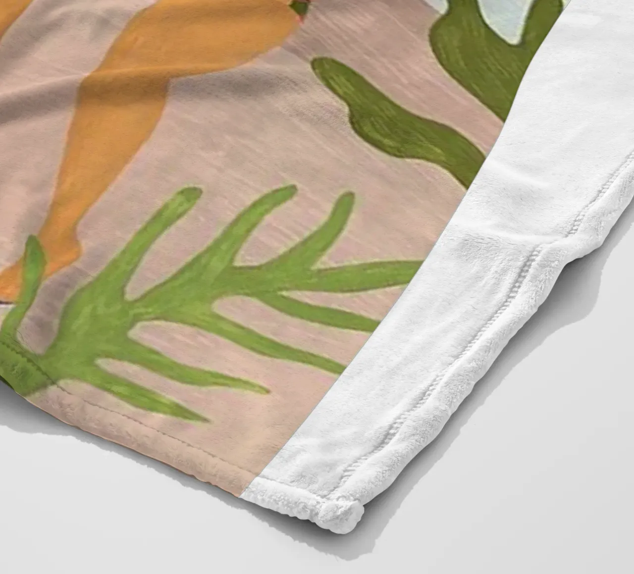 menai sulla spiaggia arty guava coperta in pile da walker shop